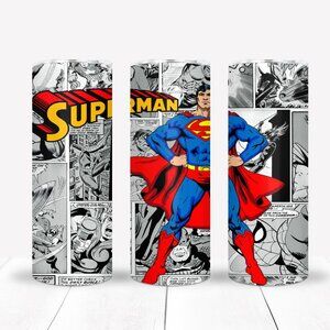 Superman Tumbler, Superhero Cup, Gifts For Him, Christmas Gifts